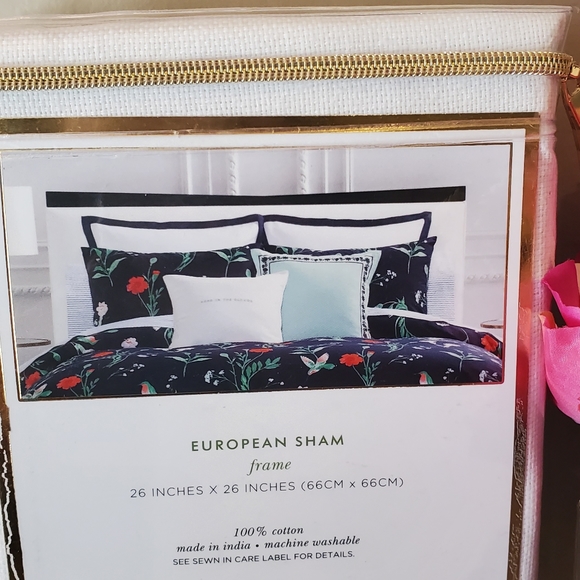 NEW Kate Spade European Sham, Frame - Picture 2 of 2